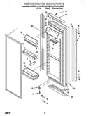 Refrigerator door