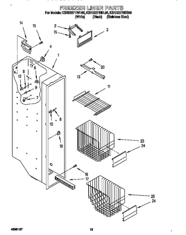 Freezer liner