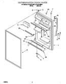 Refrigerator door