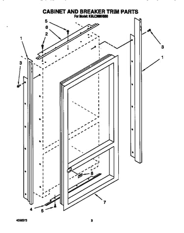 Cabinet and breaker trim