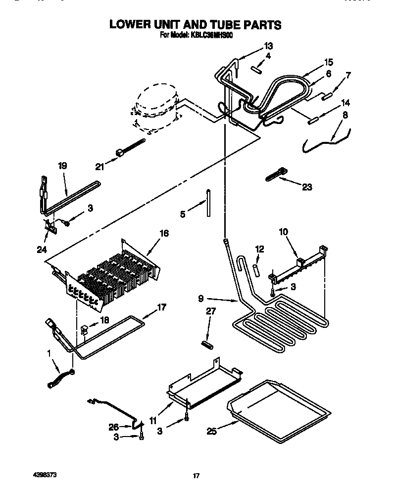 LOWER UNIT AND TUBE