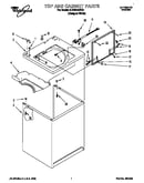Top and cabinet