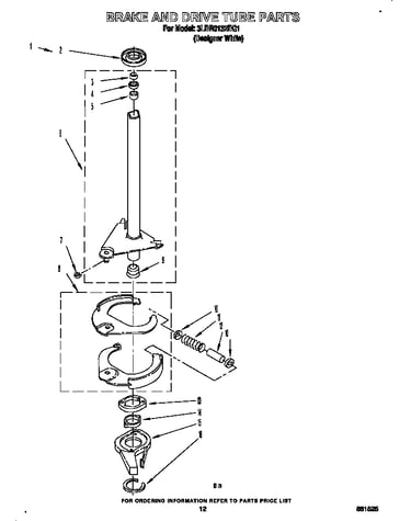 Brake and drive tube