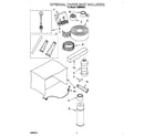 Crosley CAH8WR00 optional parts (not included) diagram