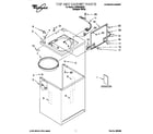 Whirlpool LSW9245EQ2 top and cabinet diagram
