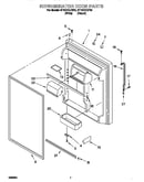 Refrigerator door
