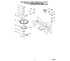 Whirlpool MH7140XFB0 magnetron and turntable diagram