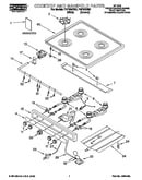 Cooktop and manifold