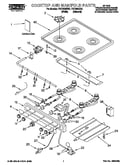 Cooktop and manifold