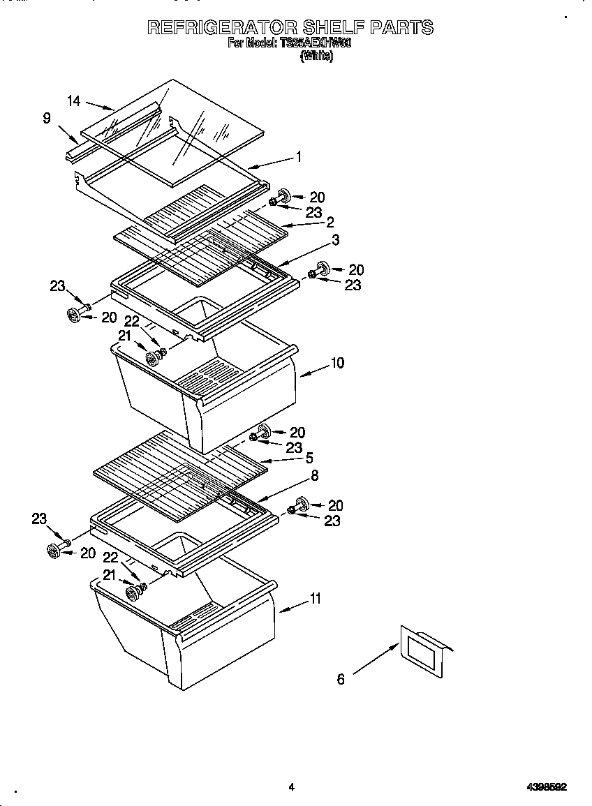 Refrigerator shelf