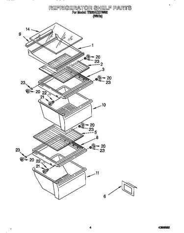 Refrigerator shelf