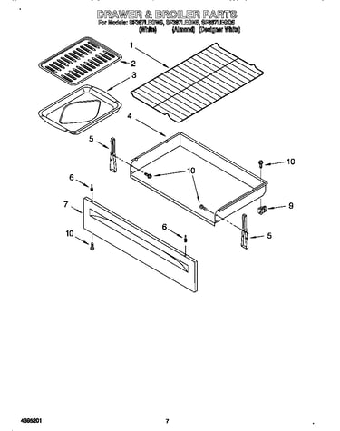 Drawer and broiler