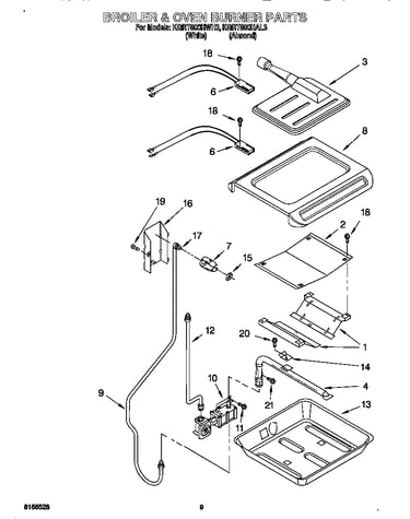 Broiler and oven burner