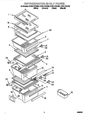 Refrigerator shelf
