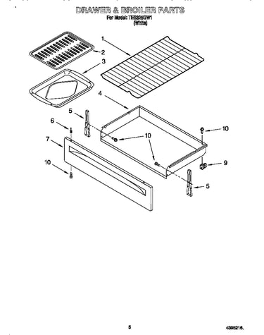 Drawer and broiler