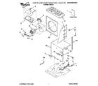 Whirlpool AD25TJ2 air flow and control diagram