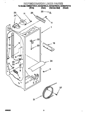 Refrigerator liner