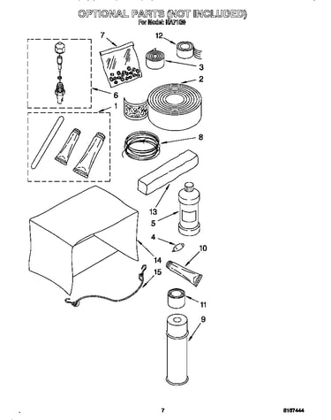 Optional parts (not included)