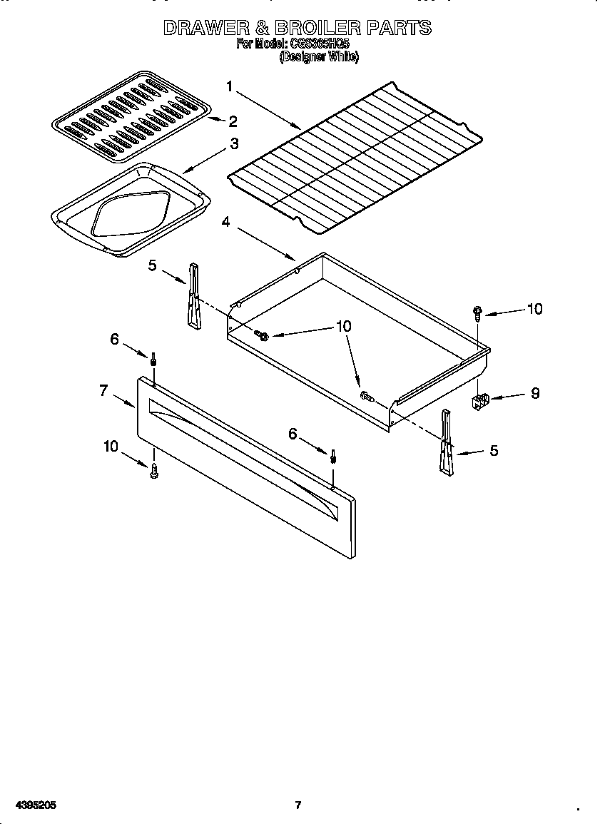 Drawer and broiler