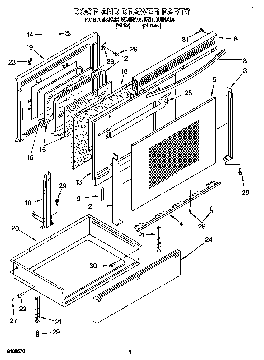 Door and drawer