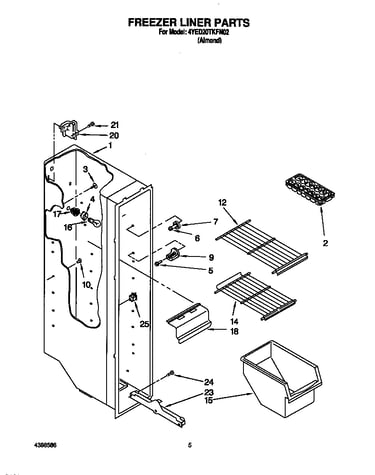Freezer liner