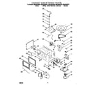 Whirlpool GMC305PDZ2 cabinet and stirrer diagram
