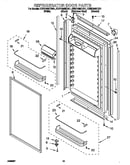 Refrigerator door