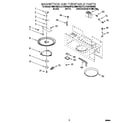 KitchenAid KHMS145JWH0 magnetron and turntable diagram