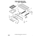 Roper FGP337GW5 oven and broiler diagram