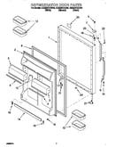 Refrigerator door