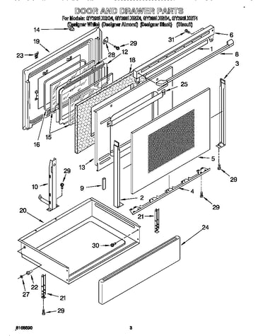 Door and drawer