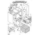 Whirlpool GY396LXGQ4 oven chassis diagram