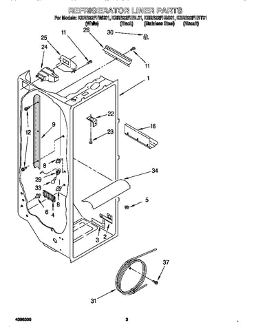 Refrigerator liner