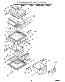 Refrigerator shelf