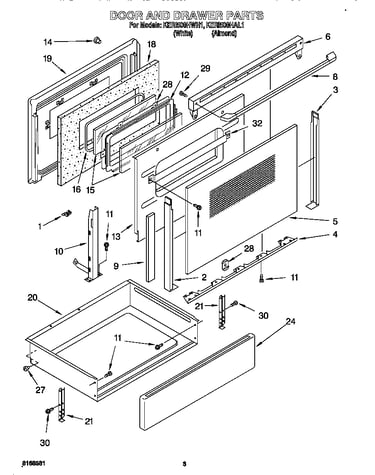 Door and drawer