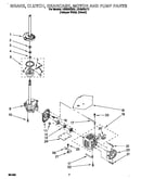 Brake, clutch, gearcase, motor and pump