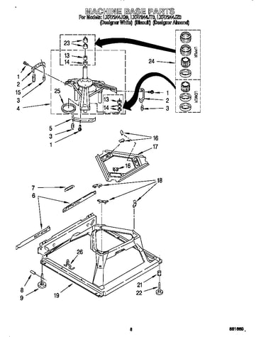 Machine base