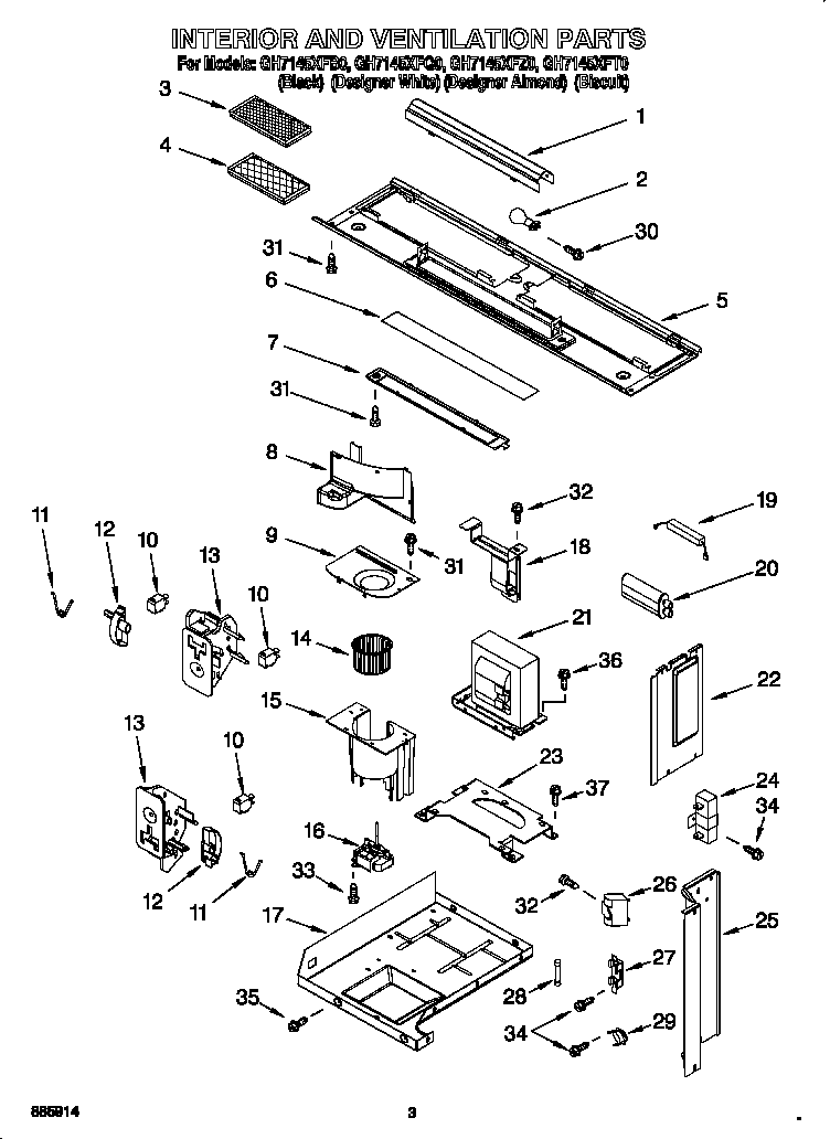 Interior and ventilation