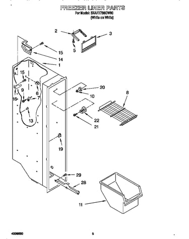 Freezer liner