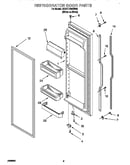 Refrigerator door