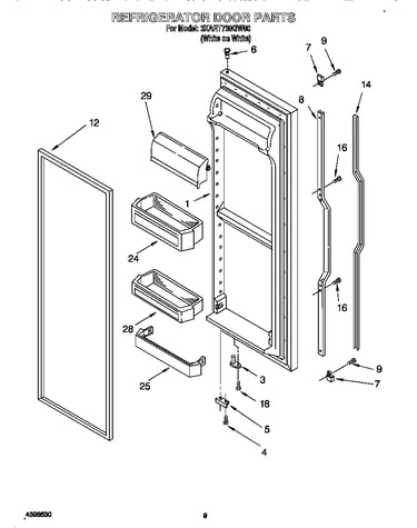 Refrigerator door