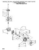Brake, clutch, gearcase, motor and pump