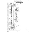 Whirlpool LXR7144EZ2 gearcase diagram