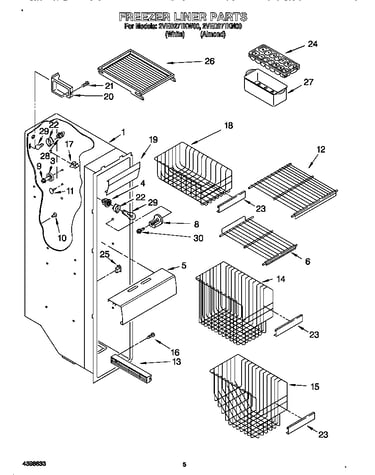 Freezer liner