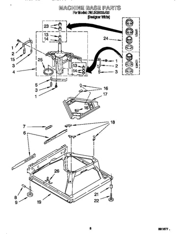 Machine base