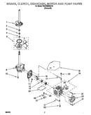 Brake, clutch, gearcase, motor and pump