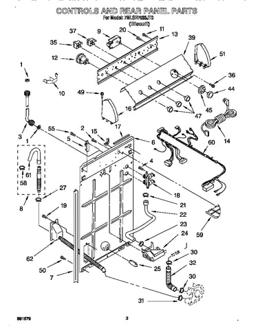 Controls and rear panel