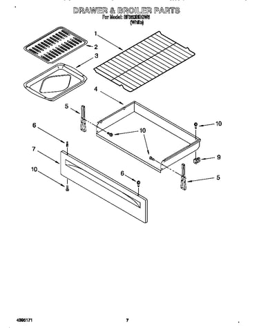 Drawer and broiler