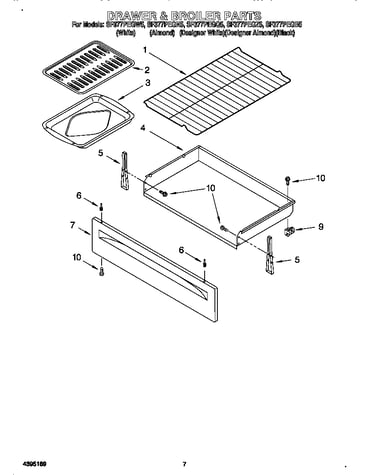 Drawer and broiler