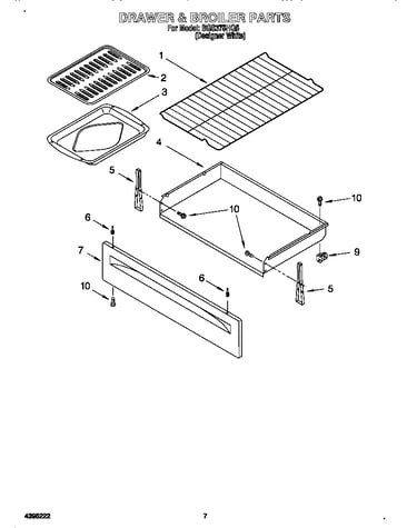 Drawer and broiler
